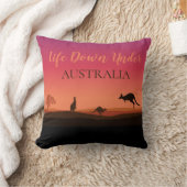 ライフダウンアンダーカンガルーオーストラリア装飾用クッション クッション (ブランケット)