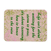 ライフダンスインザレイン引用文 マグネット (横)