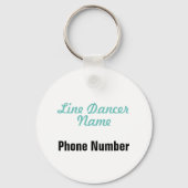 ライフダンスライフキーチェーンID キーホルダー (裏面)