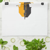 ライフチェロのリズムに屈する キッチンタオル (折り畳み)