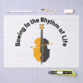 ライフチェロのリズムに屈する 薄葉紙 (クラフト)