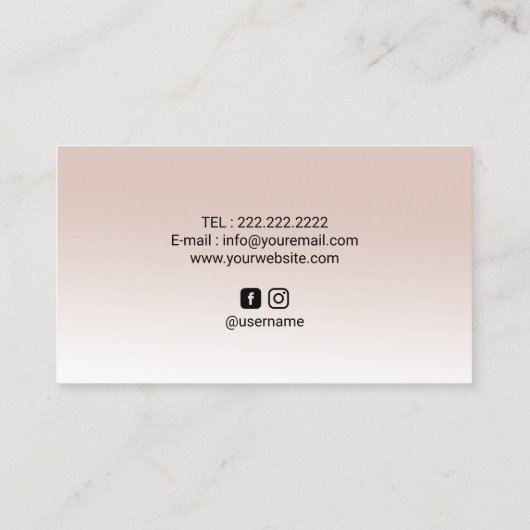 ライフツリー禅サークルヨガ瞑想ウェルネススパ 名刺 (裏面)