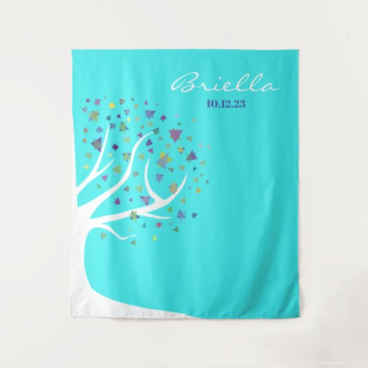 『ライフツリー』パーティー フォトオップ用背景 タペストリー (正面)