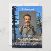 ライフツリー 湖フォレストの生命の祝祭 招待状 (正面)