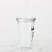 ライフテニスのコースター結婚のためのダブルス アクリルタンブラー (右)