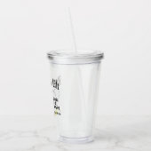 ライフテニスのコースター結婚のためのダブルス アクリルタンブラー (左)