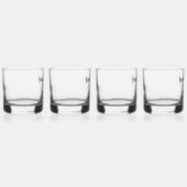 ライフテニス結婚のダブルス ウイスキーグラス (右)