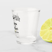 ライフテニス結婚のダブルス ショットグラス (右)