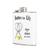 ライフテニス結婚のダブルス フラスク (左)