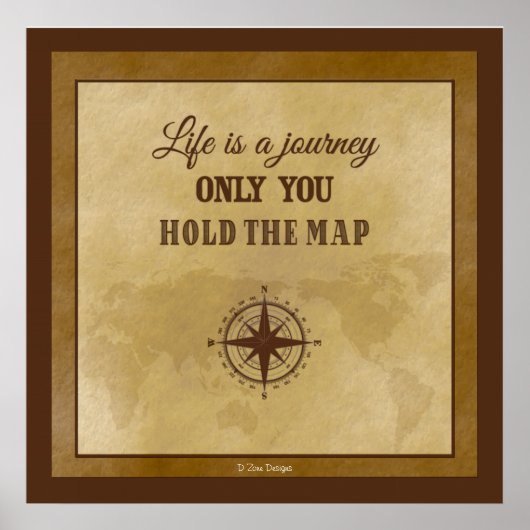 ライフディレクション感動的スピリチュアル引用文 ポスター (正面)