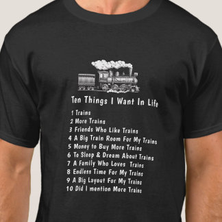 ライフトレインで欲しい文字10種類を変更 Tシャツ