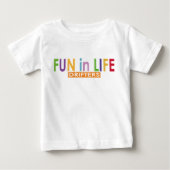 ライフドライバのおもしろい ベビーTシャツ (正面)