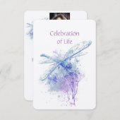 ライフドラゴンフライ記念お祝い 招待状 (正面/裏面)