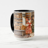 ライフネズミタウン – ショッピングバディ4 マグカップ (正面左)