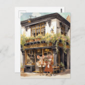 ライフネズミタウン – 子供時代の友だちポストカード ポストカード (正面/裏面)