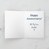 ライフハートアニバーサリーカードのグッズ 招待状 (内部)