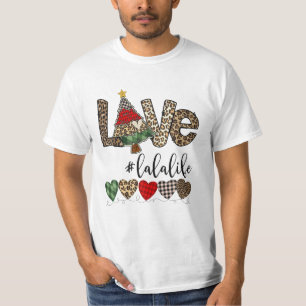ライフハートクリスマスツリー Tシャツ