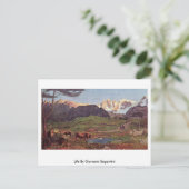 ライフバイジョバンニセガンティーニ ポストカード (スタンド正面)