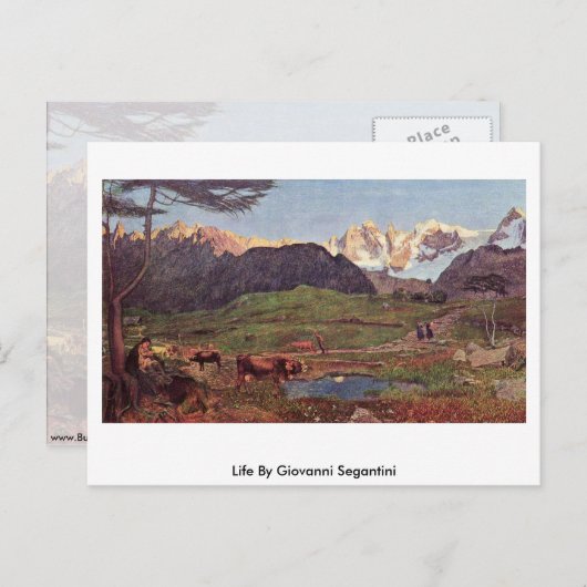 ライフバイジョバンニセガンティーニ ポストカード (正面/裏面)
