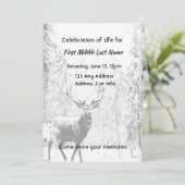 ライフパスのお祝い登山道の木 招待状 (スタンド正面)