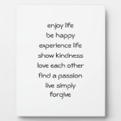 ライフパス スピリチュアル メッセージ プレート フォトプラーク (正面)