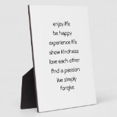 ライフパス スピリチュアル メッセージ プレート フォトプラーク (側面)