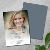 ライフパーソナライズされた葬儀Invの写真お祝い 招待状