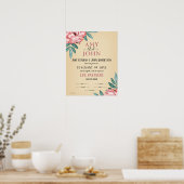 「ライフパートナー」愛の契約結婚の証明書 ポスター (キッチン)