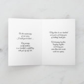 ライフパートナ結婚ー記念日パープルチューリップ カード (内部)