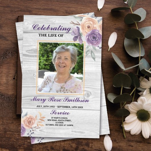 ライフパープルの葬儀注文サービスお祝い チラシ