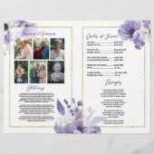 ライフパープルの葬儀注文サービスお祝い チラシ (裏面)