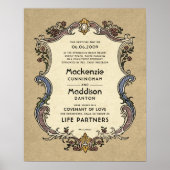 ライフパ華美ネ縁ど結婚ートの証明書 ポスター (正面)