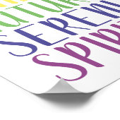 ライフヒーリングサンライト自然セレニティスピリット ポスター (角)