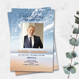 ライフビーチの葬儀サービスプログラムお祝い チラシ