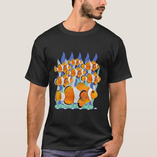 ライフピエロフィッシュショール Tシャツ (正面)