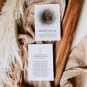 ライフフォトお祝い葬儀祈りの言葉カード ノートカード