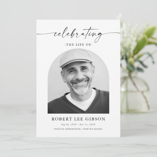 ライフフォトのサービスお祝いの葬儀 プログラム (スタンド正面)