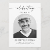 ライフフォトのサービスお祝いの葬儀 プログラム (正面)