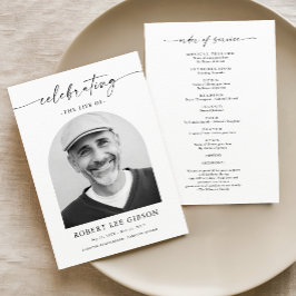 ライフフォトのサービスお祝いの葬儀 プログラム