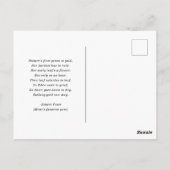 ライフフォトカードのメモリアルお祝い ポストカード (裏面)