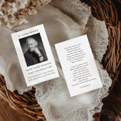 ライフフォトカードのメモリアルお祝い 名刺