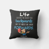 ライフフォワード黒 クッション (裏面)