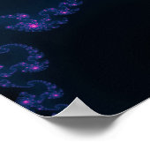 ライフフラワーフラクタルアート ポスター (角)