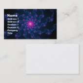 ライフフラワーフラクタルアート 名刺 (正面/裏面)