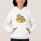 ライフブイと泳ぐモグラ (正面)