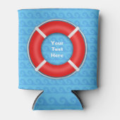 ライフブイカスタム文字 缶クーラー (正面)