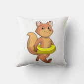 ライフブイ付キツネ クッション (裏面)