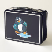 ライフブイ付ペンギン メタルランチボックス (裏面)