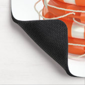 ライフブイ4個のリングでスタック マウスパッド (コーナー)