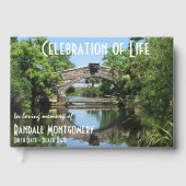 ライフブリッジカスタム反射のお祝い ゲストブック (正面)